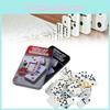 Double Six Colour Dot Dominoes Set For Kids With Childrens Educational Toys For Family Game Night