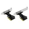 PCIE X4 to SFF8643 Expansion Card High-Speed Transmission Universal PCIE to U2 NVMe SSD Riser Solid State Drive Adapter