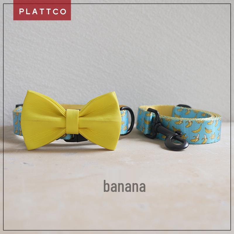 PLATTCO Stylish Printed Dog Leash & Collar Set - PDC327 Extra Large