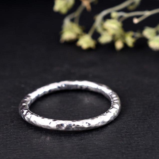 Silver Adjustable Arthritis Ring – Handmade Therapy Splint Thumb Ring, Comfortable Finger Band for Daily Use