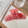 Korean Style Ocean Animal Hair Clip Sweet Geometry Shark Clip Hairpin Shell Hair Claw  Girls