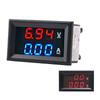 Dual Display Voltage Detector Current Meter Panel Amp Volt Gauge 0.28" Red Blue LED DC 0-100V 10A Digital Voltmeter Ammeter