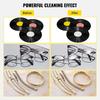 Ultrasonic Vinyl Record Cleaner 6L 40kHz Vinyl Ultrasonic Cleaning Machine Knob Control Record Ultrasonic Cleaner 4 Records Vinyl Sonic Cleaner