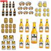 10pcs /Set Wholesale Cartoon Beer Patch Jackets Bags Sew Embroidered Patches Diy Iron On Patches For Clothing Beer Ironing Sticke 