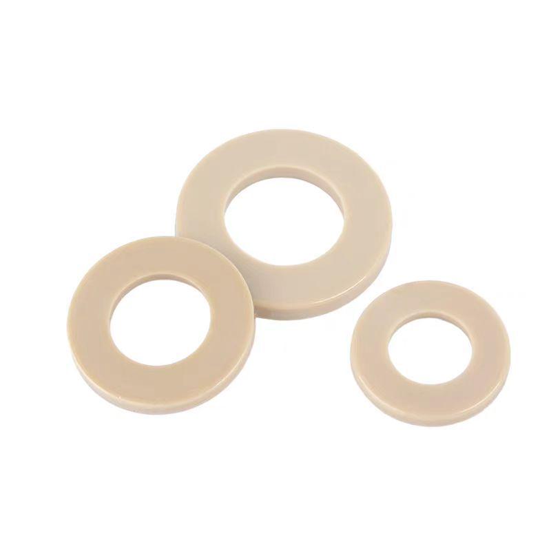 PEEK Flat Washer M2-M20 High Temp & Corrosion Resistant Plastic Hex Nut