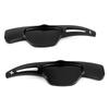 Pair Aluminum Alloy Steering Wheel Shift Paddle Shifter Extension Fit for Cadillac XTS 13 18Black