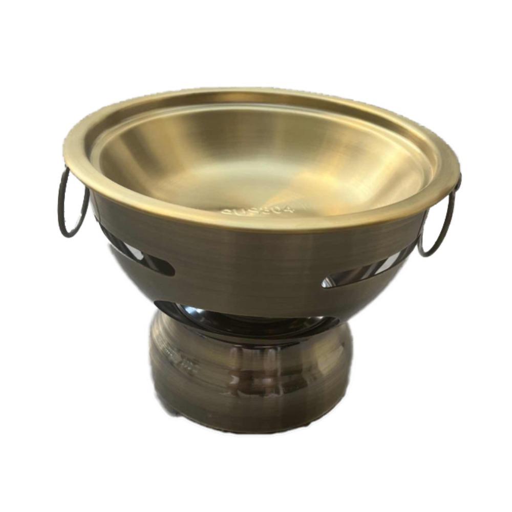 Portable Single Person Hotpot Stainless Steel Cooking Pot Easy To Clean Chinese Hot Pots  Picnic