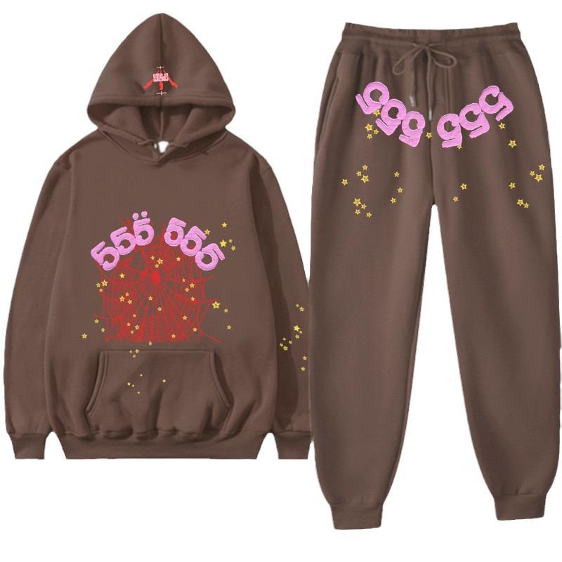 Tuta Trendy Sp5der con Stampa Stella - Unisex Autunno/Inverno