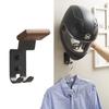 Wall-Mount Helmet & Hat Holder for Motorcycles and Electric Scooters - Safety Display Rack
