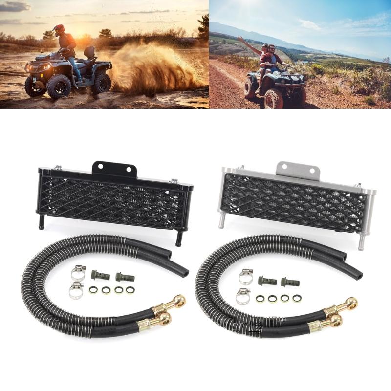 Cooling Water Tank Motorcycle Radiator Cooler for Quad ATV Dirt Pit Bike 50cc-160cc Cooling Radiator M8-M10 Interface