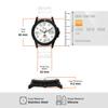 FOSSIL BLUE Date White Silicone Watch Three-Hand