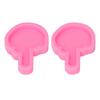 2 Pcs Fondant Molds Easy Cleaning DIY Making Food Grade Silicone Soft Elastic Chocolate Molds for