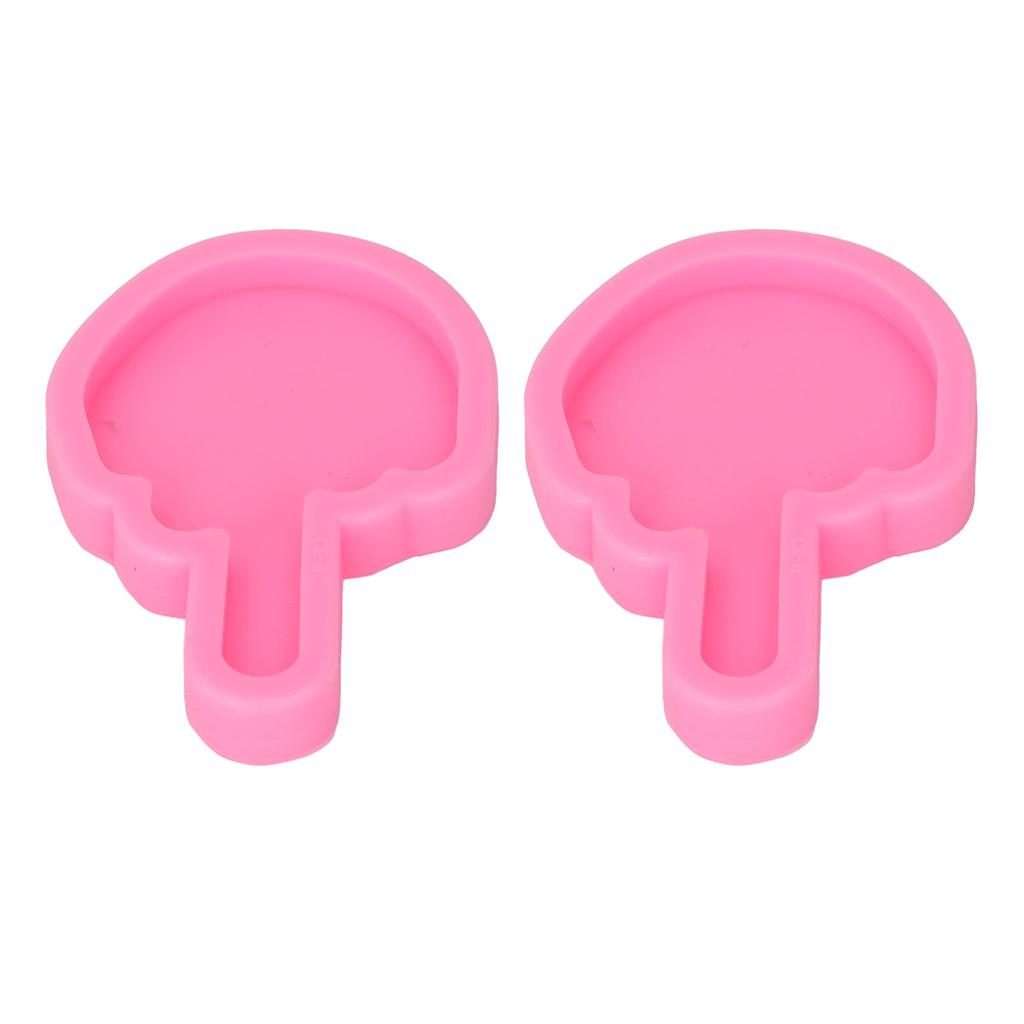 2 Pcs Fondant Molds Easy Cleaning DIY Making Food Grade Silicone Soft Elastic Chocolate Molds for