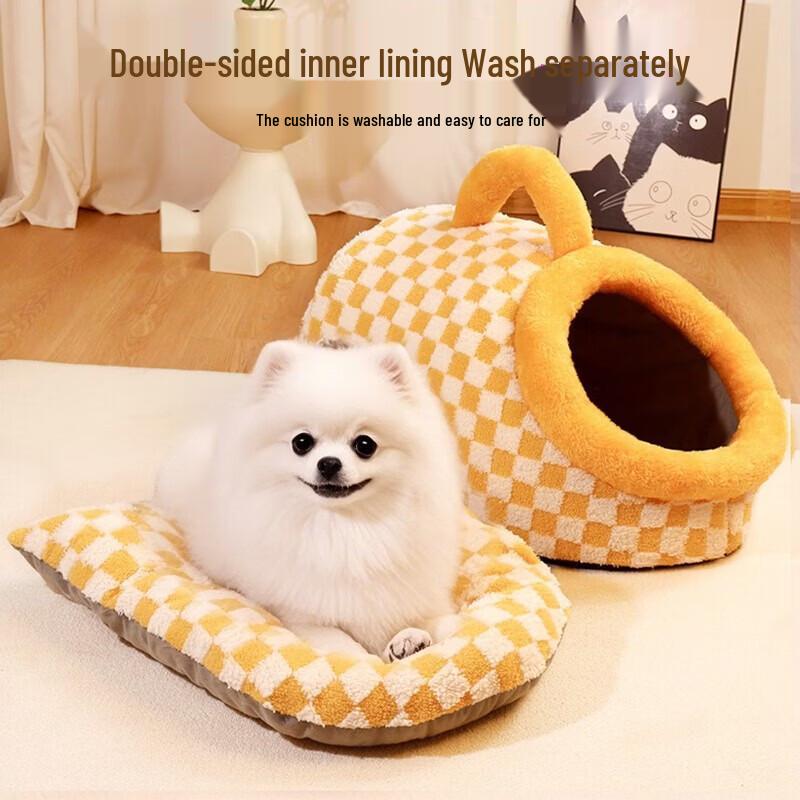 Yun Xiaoshi Four Seasons Plaid Cat Bed