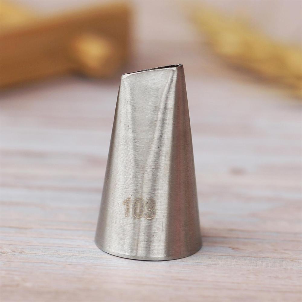 

#101 #102 #103 #104 Насадка для создания формы лепестка розы Насадка для украшения глазурью Инструменты для выпечки и кондитерских изделий Формы для выпечки