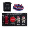 Ignition Control Panel Push Toggle for Truck Motorsport Motorhomes