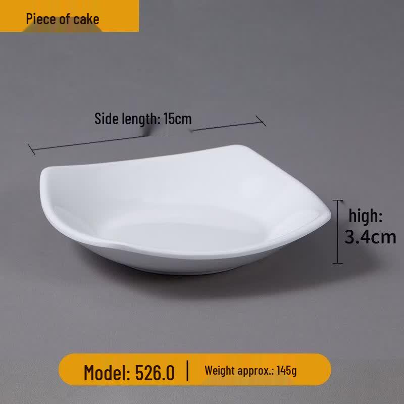 ZISIZ Plastic Chinese Style Snack Plate