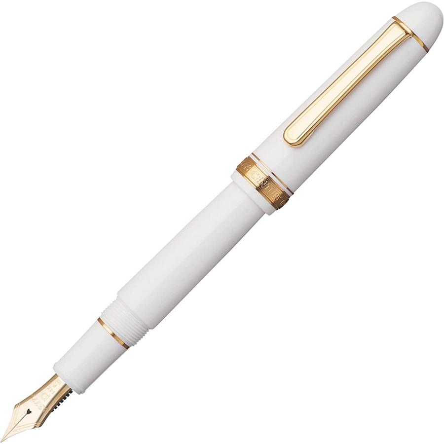 Platinum New #3776 CENTURY Fountain Pen Chenonceau White Fine Nib PNB-15000#2-2