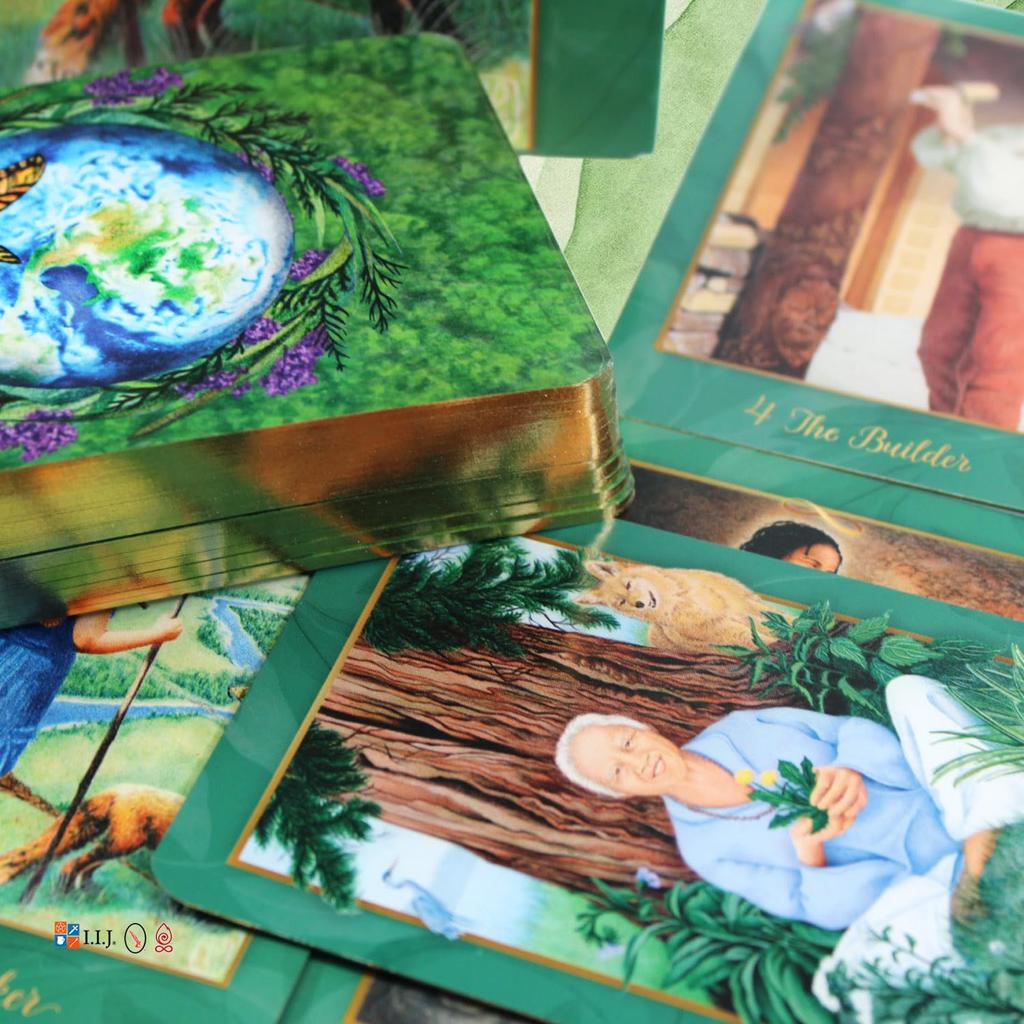 I.I.J Gaian Tarot 2nd Edition Tarot Cards, Waite Edition, 78 Cards, Tarot Reading, Japanese Instruction Manual Included, Authentic Product