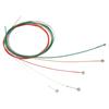 6Pcs Electric Guitar Strings Plated Steel Consistent Touch Full Bright Toning Colorful Strings