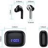 Bluetooth 5.4 Earbuds Wireless ANC Noise Canceling Headphones 60Hrs Playtime Ear Buds Deep Bass Stereo IPX7 Waterproof Sport Earphones for Android iOS