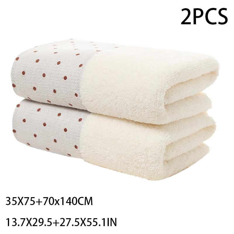 Household Pure Cotton Towel Quick Drying Super Soft Super Absorbent Thickened Adult Absorbent Bath Towel Couple's Large Towels