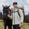 Stylish Unisex Waterproof Windproof Color Block Jacket for Hiking and Workwear