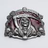 Men's Trendy Red Retro Skull Punk Belt Buckle