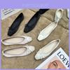 French Bow Tie Flat Shoes For Women Summer Comfort Slipon Dress Footwear