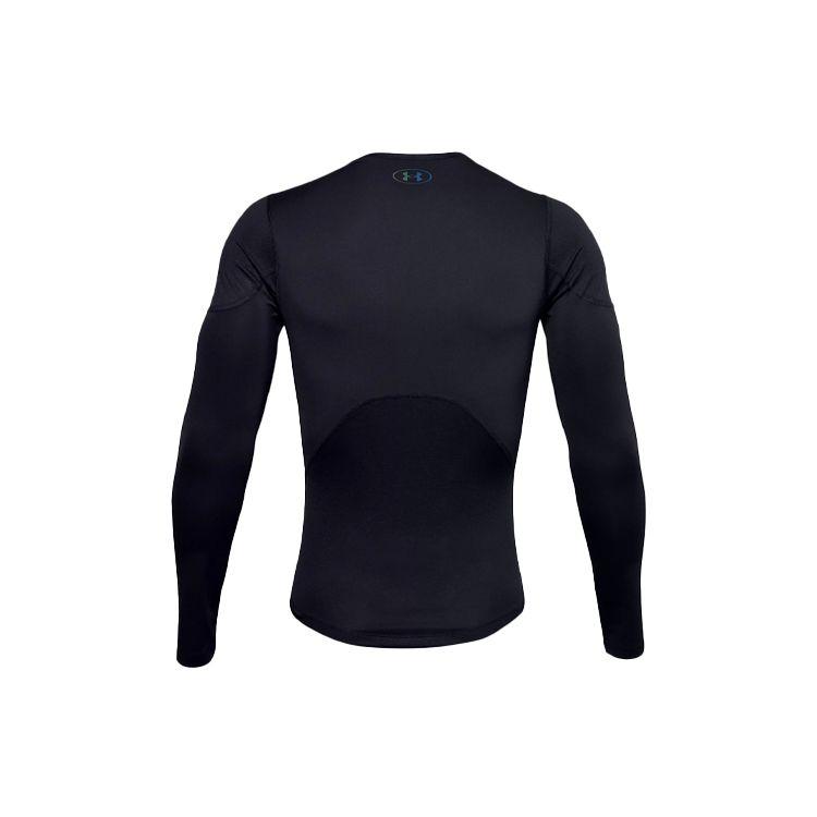 Under Armour Powerful Stretch Training Long Sleeve Compression Shirt Men tops Black 1358233-001