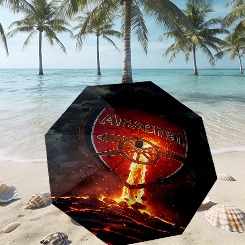 football team.C Print Umbrella Automatic Opening/ Closing - Portable Foldable Design - Daily use for Travel/Outdoor - Gift for Birthday