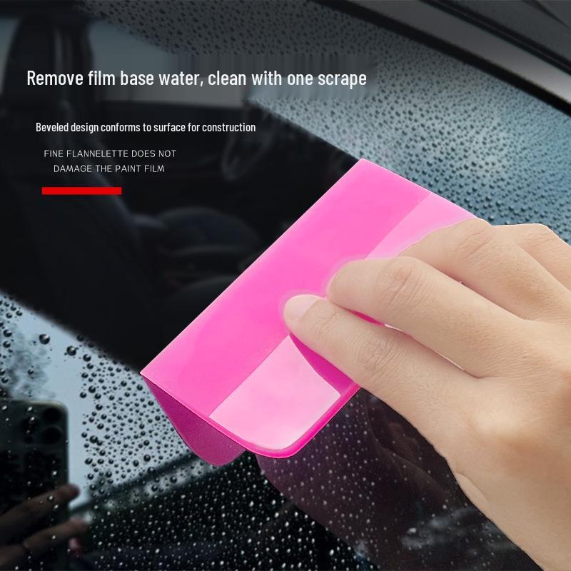 TPU Transparent Film Water Squeegee – Soft Buffalo Tendon Scraper for Car Film Application and Drainage