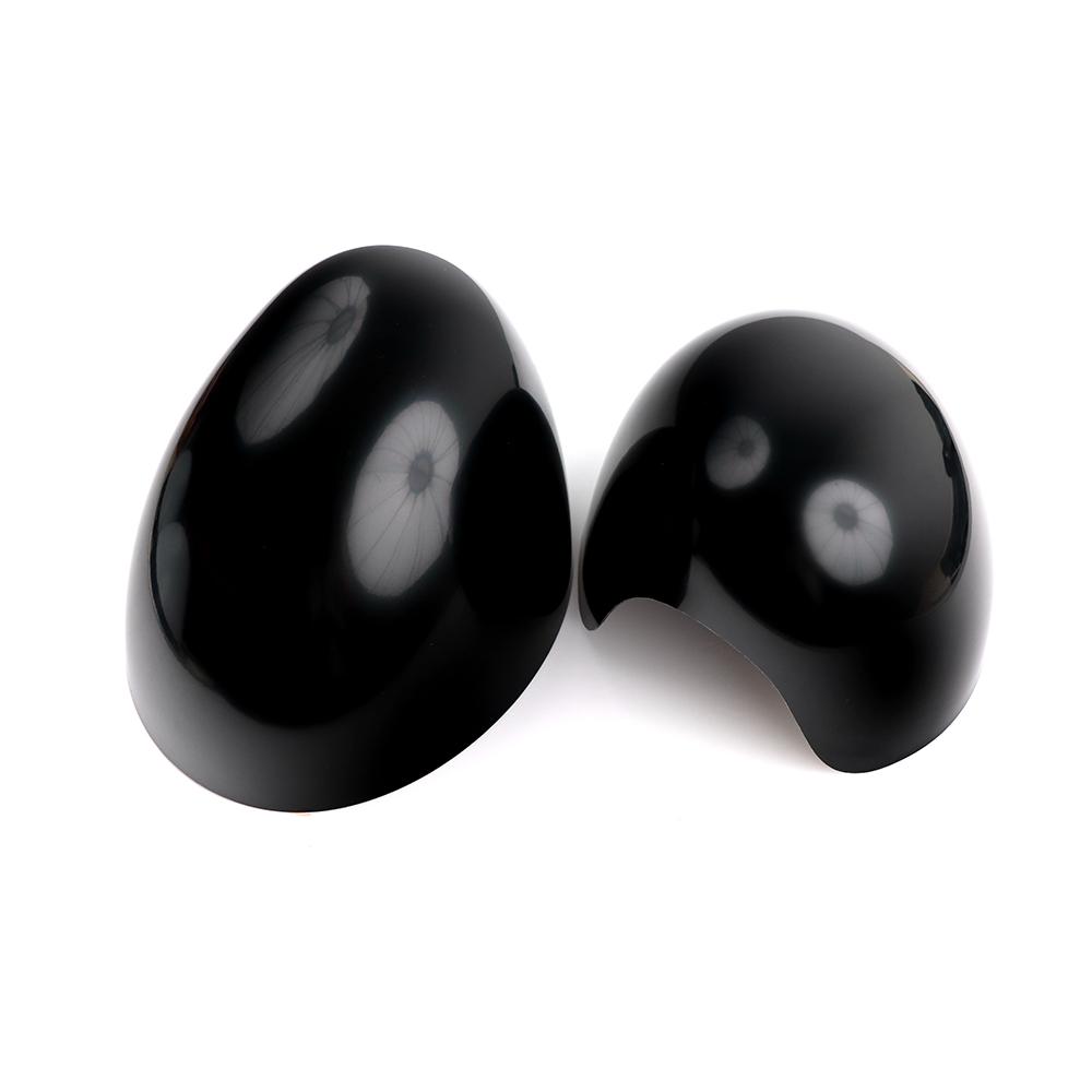 

Крышка зеркала боковой двери автомобиля, колпачки для Mini Cooper One S JCW F54 F55 F56 F57 F60 2015-защитная наклейка на зеркало заднего вида without light hole-left h чёрный