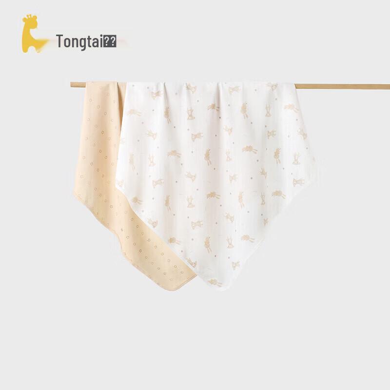 TONGTAI Newborn Pure Cotton Anti-Startle Baby Swaddle 2-Piece Set L