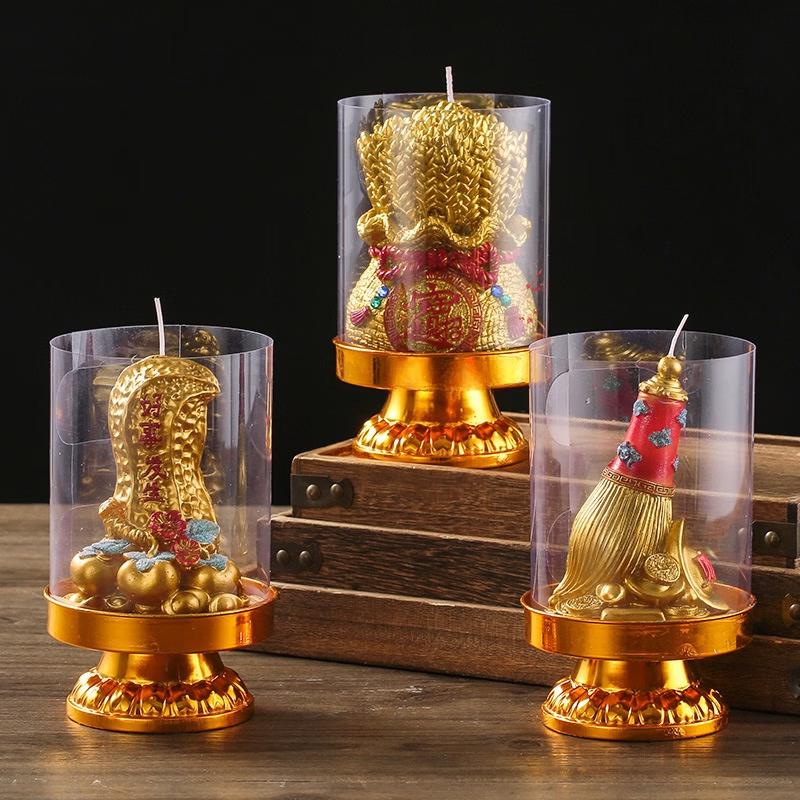 Handun Golden Money Bag Prosperity Candle
