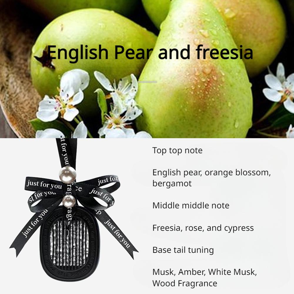 2Pcs Car Aromatherapy Diffuser Pendant High-End Long-Lasting Light Fragrance 7 Fragrance Pendants for Toyota Mercedes-Benz Bmw