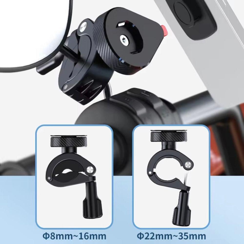 Bracket Holder Motorcycle Phone Holder Rearview Mirror Phone Mount  Bike Motorcycle