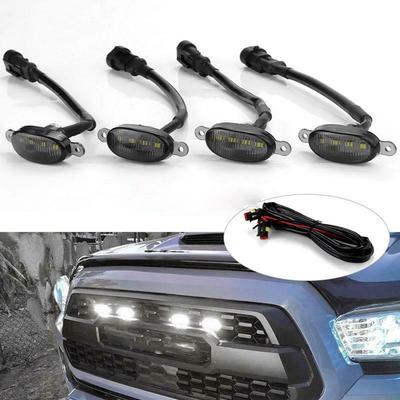 Pre Jeep Grand Cherokee 2003-2021 predná mriežka LED Light Raptor Style Gril 4ks