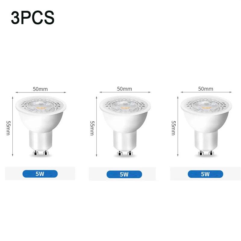 

Светодиодный потолочный светильник 110 В 220 В светодиодный трековый светильник для люстры, спальни, коридора, потолочного светильника, сменная лампа GU10 Warm white