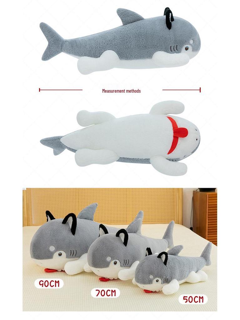 Ocean Series Great White Shark Plush Toy - Family Ornament, Bedtime Companion, Pillow Gift for Girls