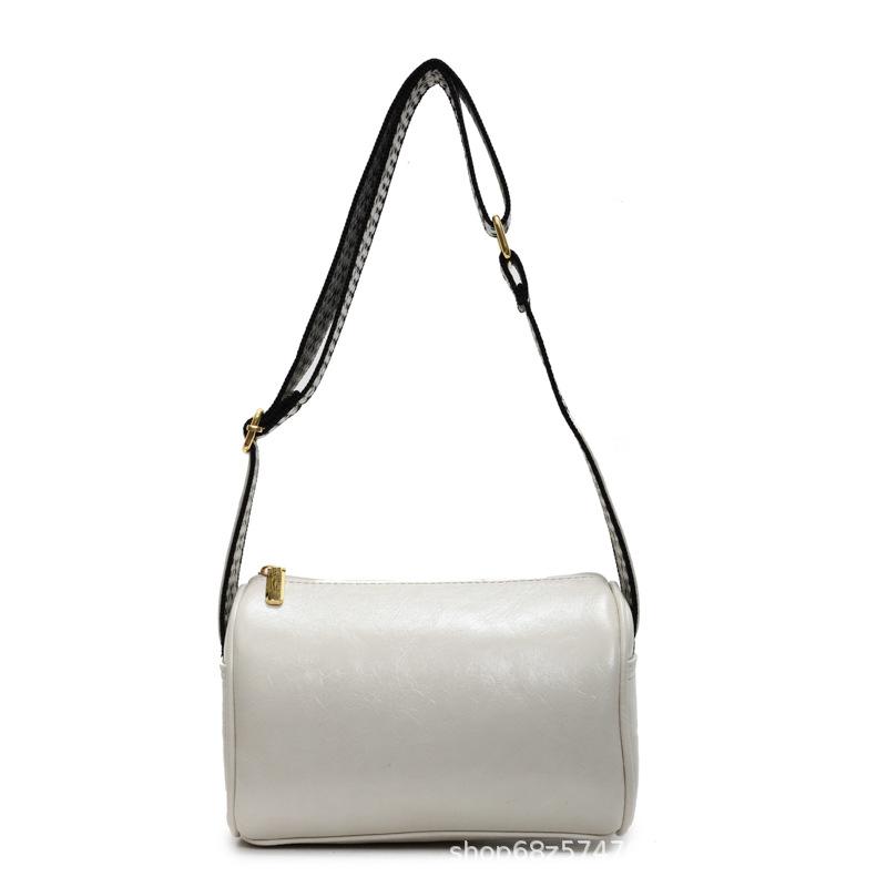 Retro Pillow Bag Women's 2025 New Fashion and Versatile Cylinder Crossbody Bag High-end Casual One-shoulder Armpit Women's Bag