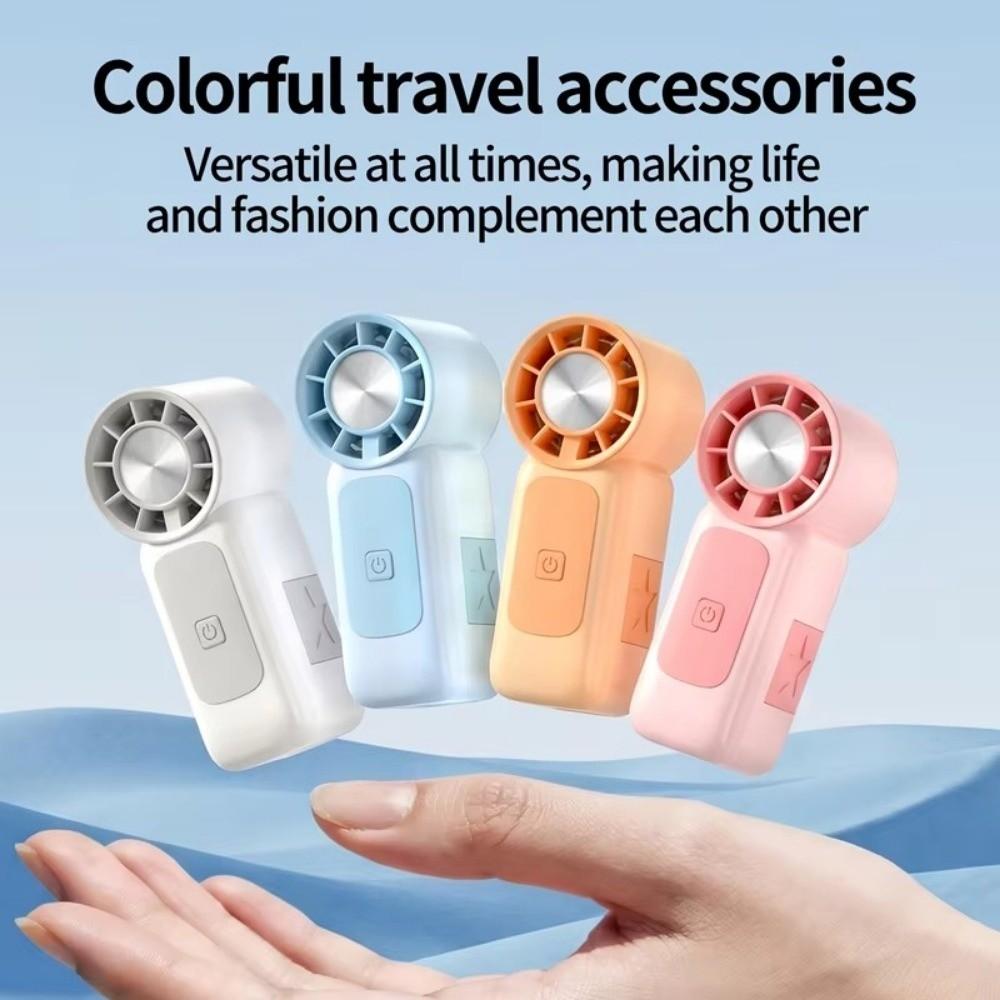 Strong Wind Cooling Small Fan High-Speed Electric Fan Portable Handheld Mini Fan Camping Travel