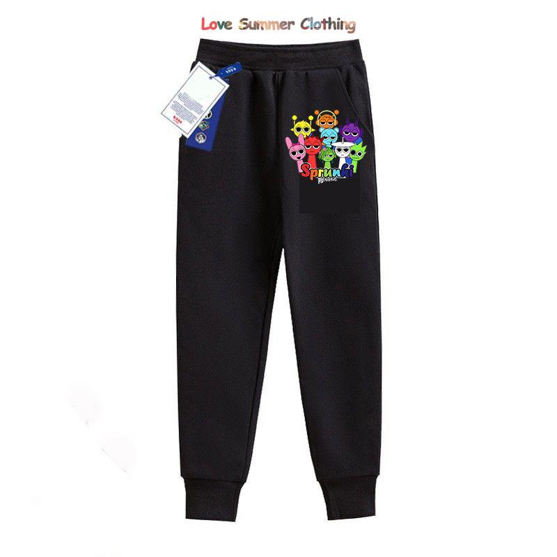 Sprunki Silná Mikina pro Děti Anime Kreslený Módní Mikina Kluci Dívky Podzim Zima Hip Hop Mikiny s Kapucí Dětské Oblečení