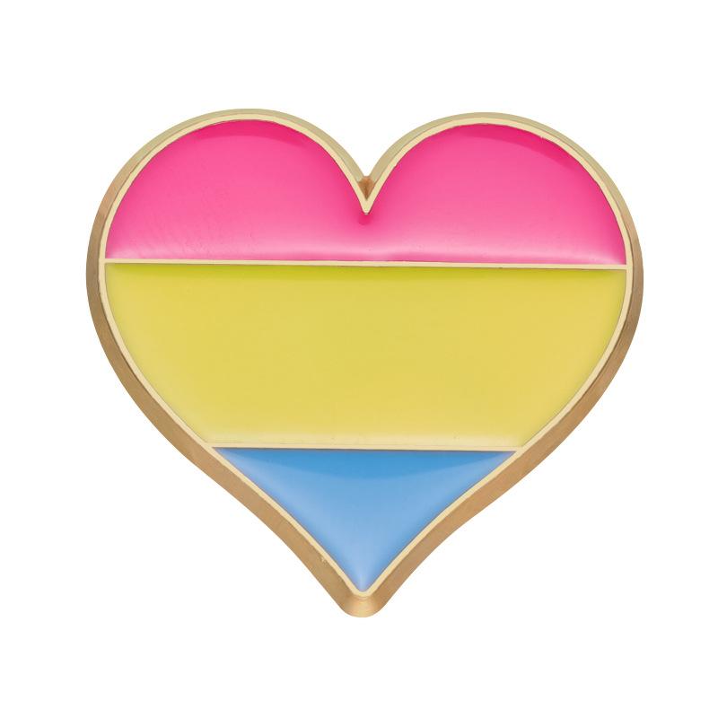 Rainbow Colorful Flag Enamel Pin Funny Brooch Cartoons Badge For Bags Jeans Hoodies Denim Lapel Pin Jewelry Kids Best Gift