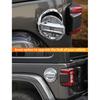 Savadicar Chrome Fuel Door Trim for Jeep Wrangler JL JLU 4xe & Gladiator JT 2018-Present – Exterior Gas Cap Accent Styling Cover Accessory
