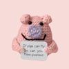Cute Crochet Frog Toy - Fun Animal Gift