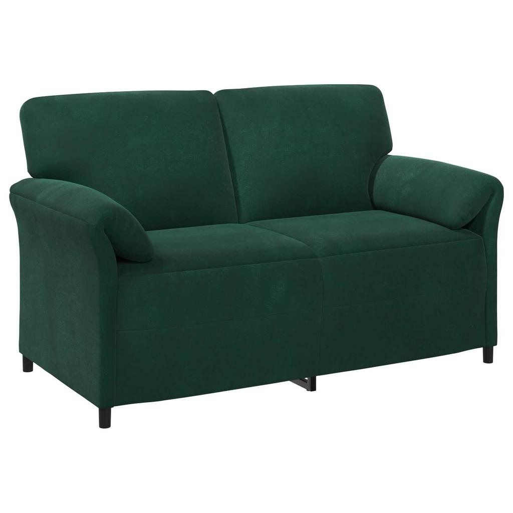2 Seater Sofa Dark Green 158 x 83 x 95 cm Velvet
