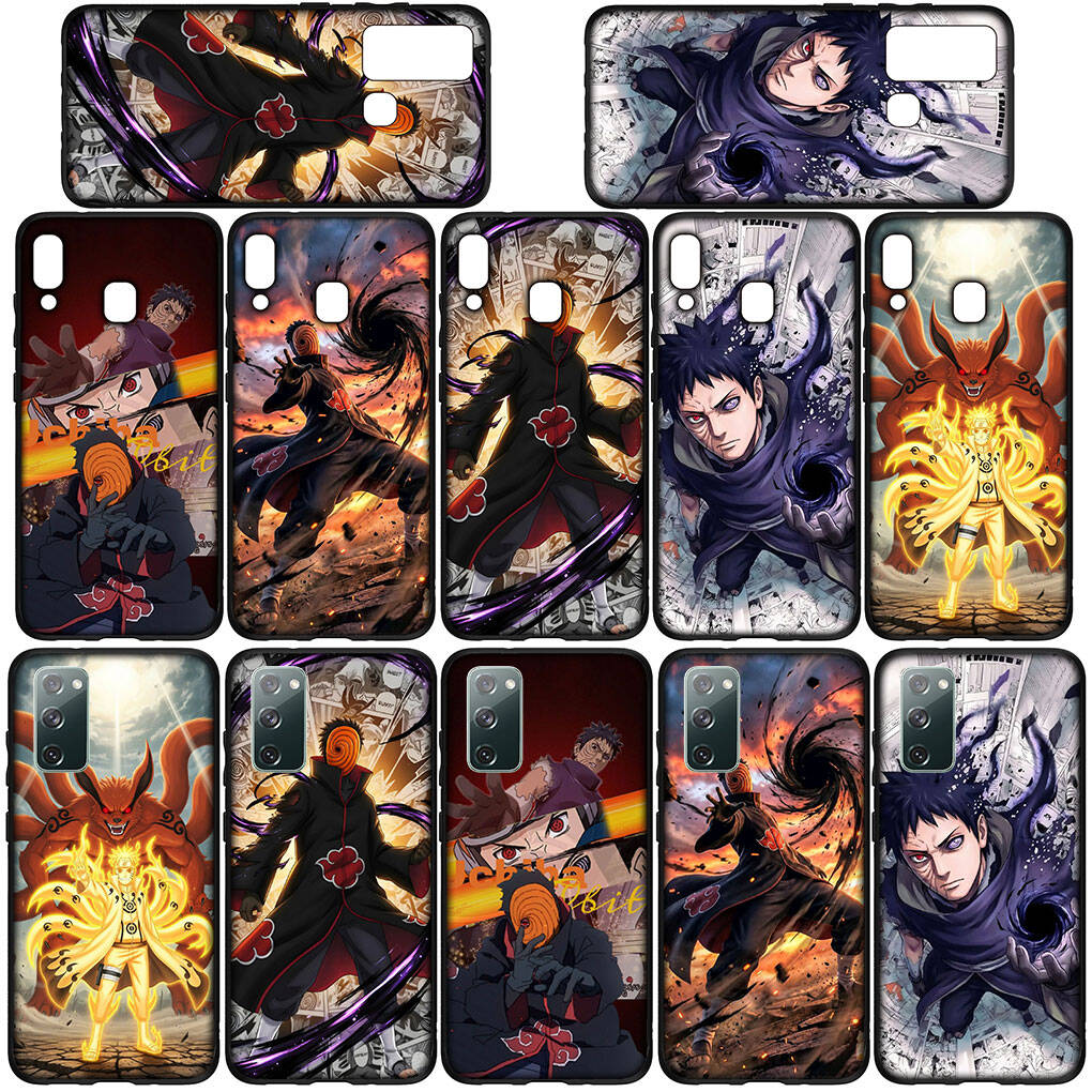 Phone Case for iPhone 17 15 16 Plus Redmi Note 14 12 11 13 Pro Max Huawei P30 P20 Lite OPPO A60 A40 A80 A38 A54 Narutos Funda Tobi Uchiha Obito Cover