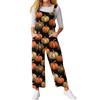 Women’s Loose Casual Sleeveless Jumpsuit Halloween Printed Jumpsuit Printed Jumpsuit