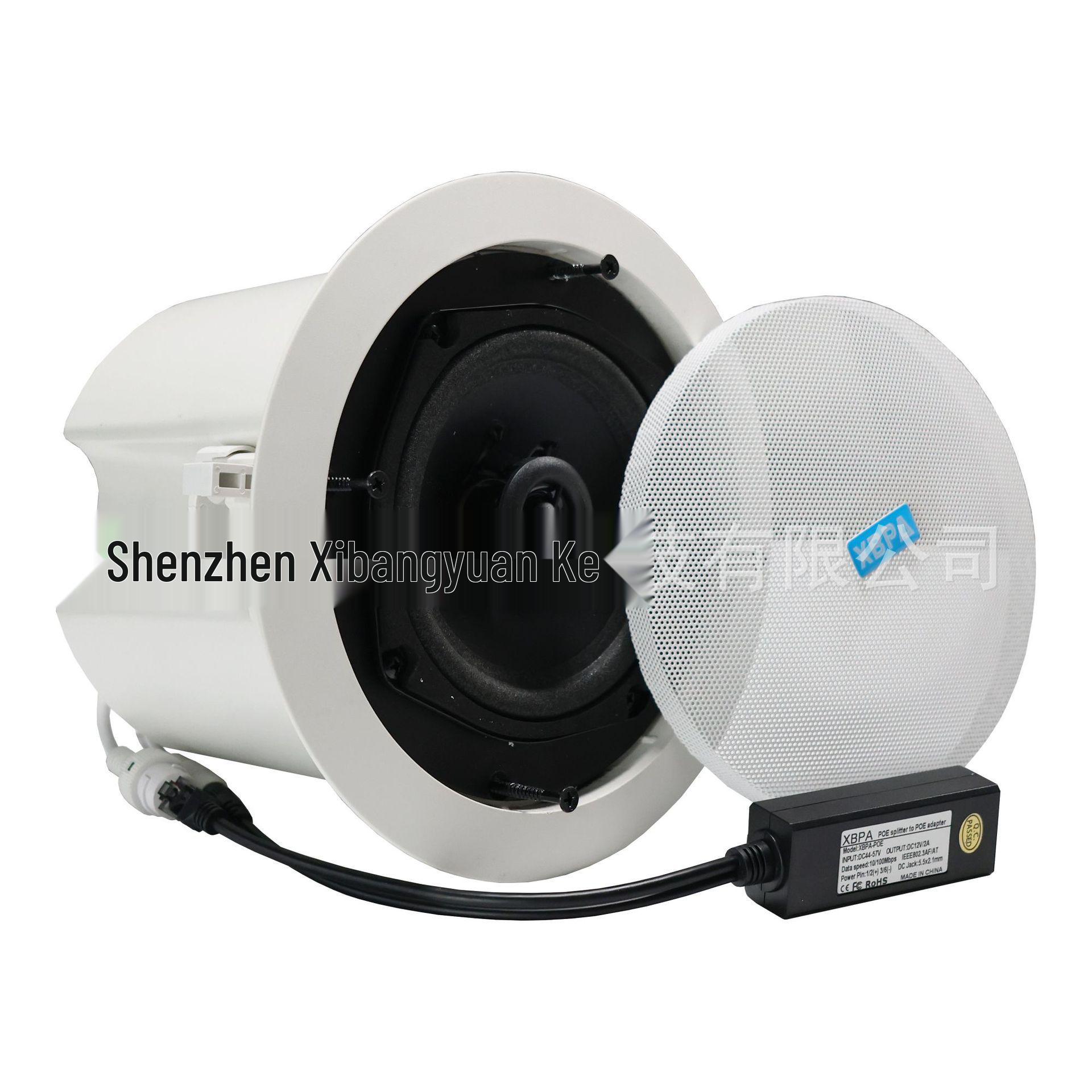 POE-Powered Ceiling IP Speaker / Embedded Audio Speaker / Horn Ceiling Installation